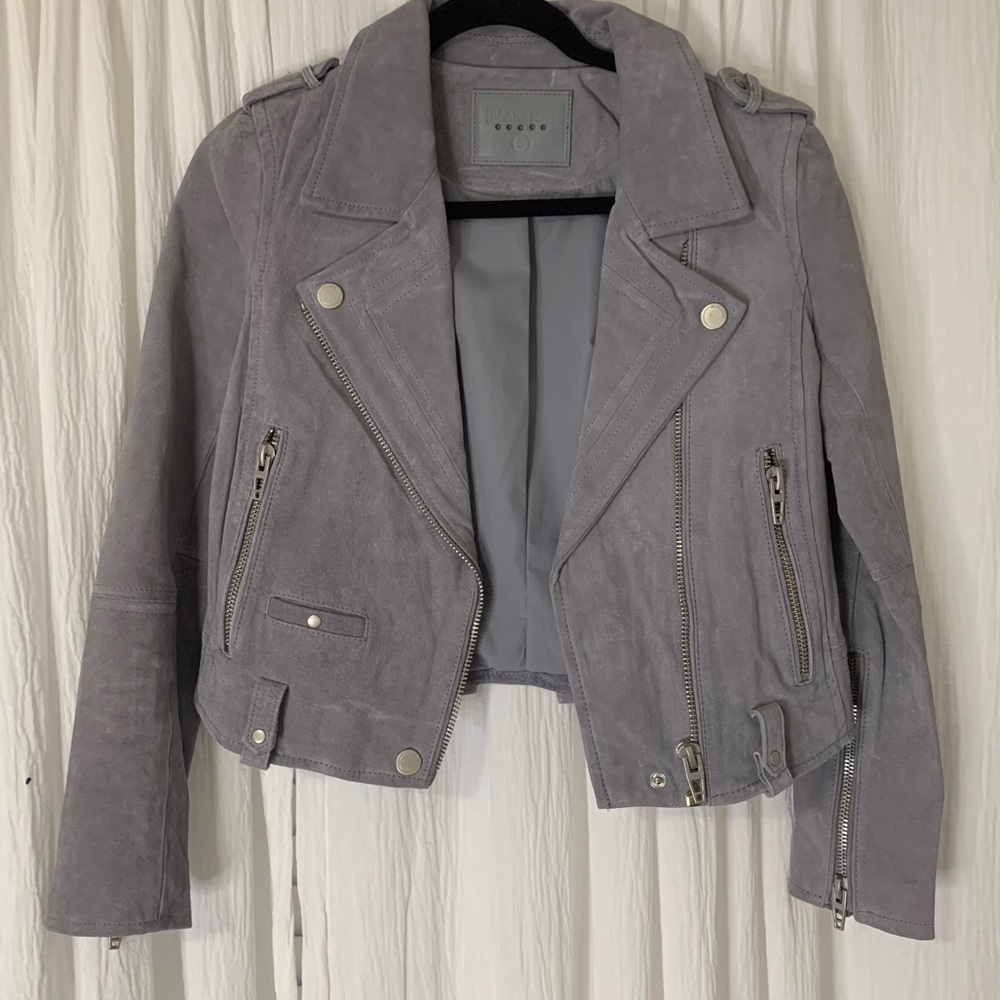 Suede Moto Jacket